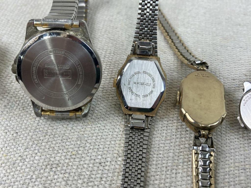 Vintage Wrist Watch Assortment Including Jean Cardot - 9