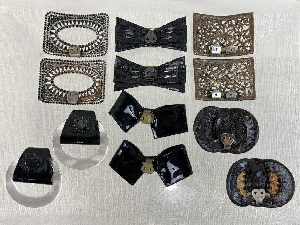 Vintage Shoe Clip Assortment - 8