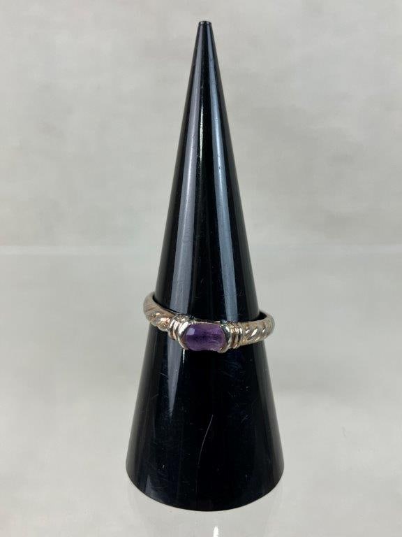 Sterling Silver Amethyst Ring - 2