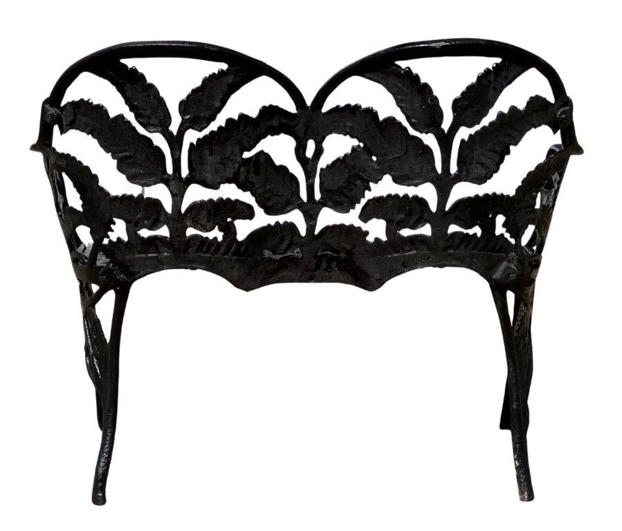 James W. Carr, Richmond, Virginia Cast-Iron Fern Pattern Bench Settee - 7