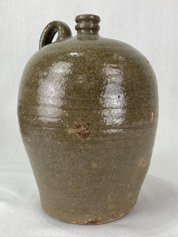B.F. Landrum Edgefield District Stoneware Jug (1 of 9)