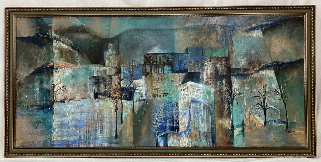 Bette Lee Coburn, Abstract Cityscape (1 of 7)