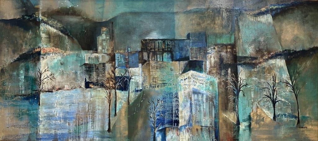 Bette Lee Coburn, Abstract Cityscape - 2