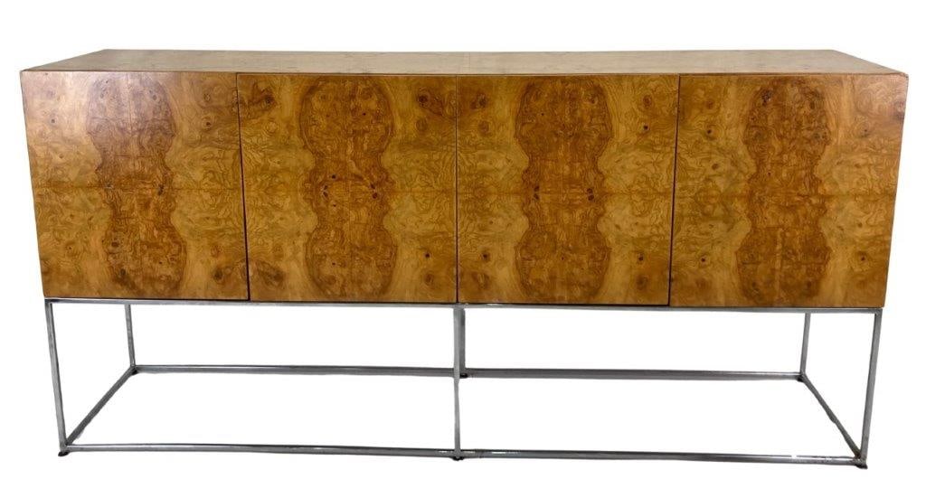 Milo Baughman for Thayer Coggin Burled Maple Credenza (1 of 6)