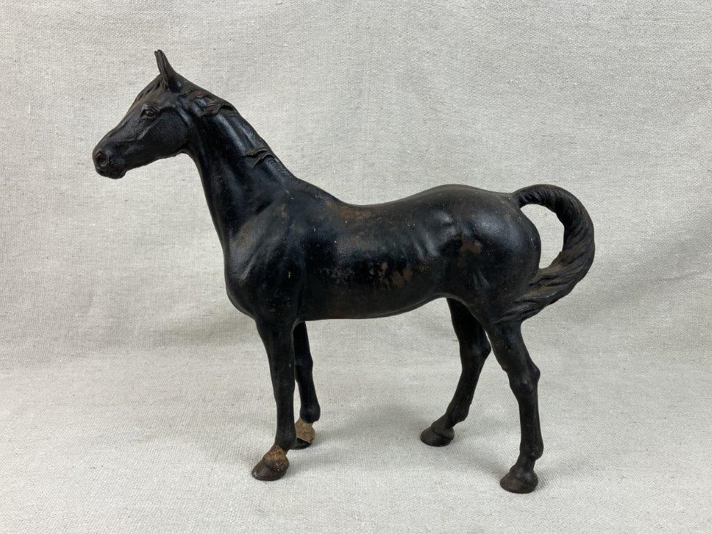 Hubley Cast Iron Horse Door Stop - 2