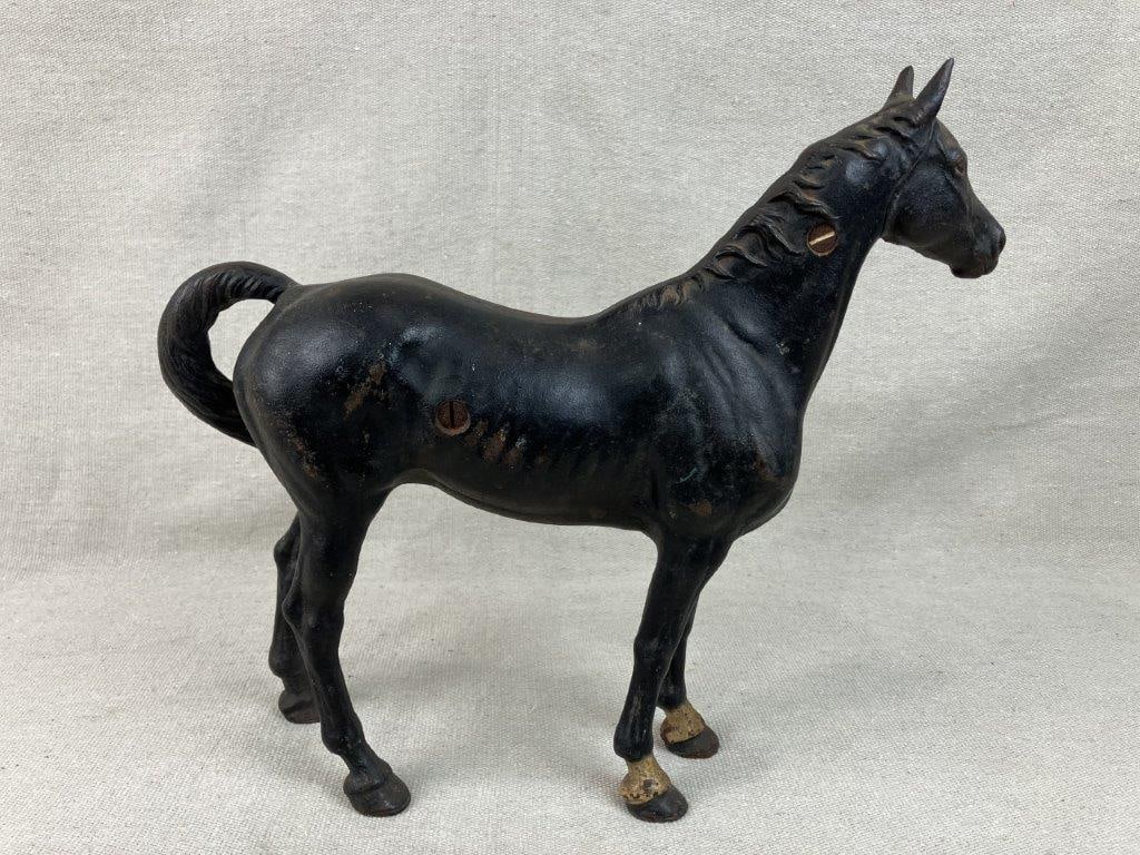 Hubley Cast Iron Horse Door Stop - 4