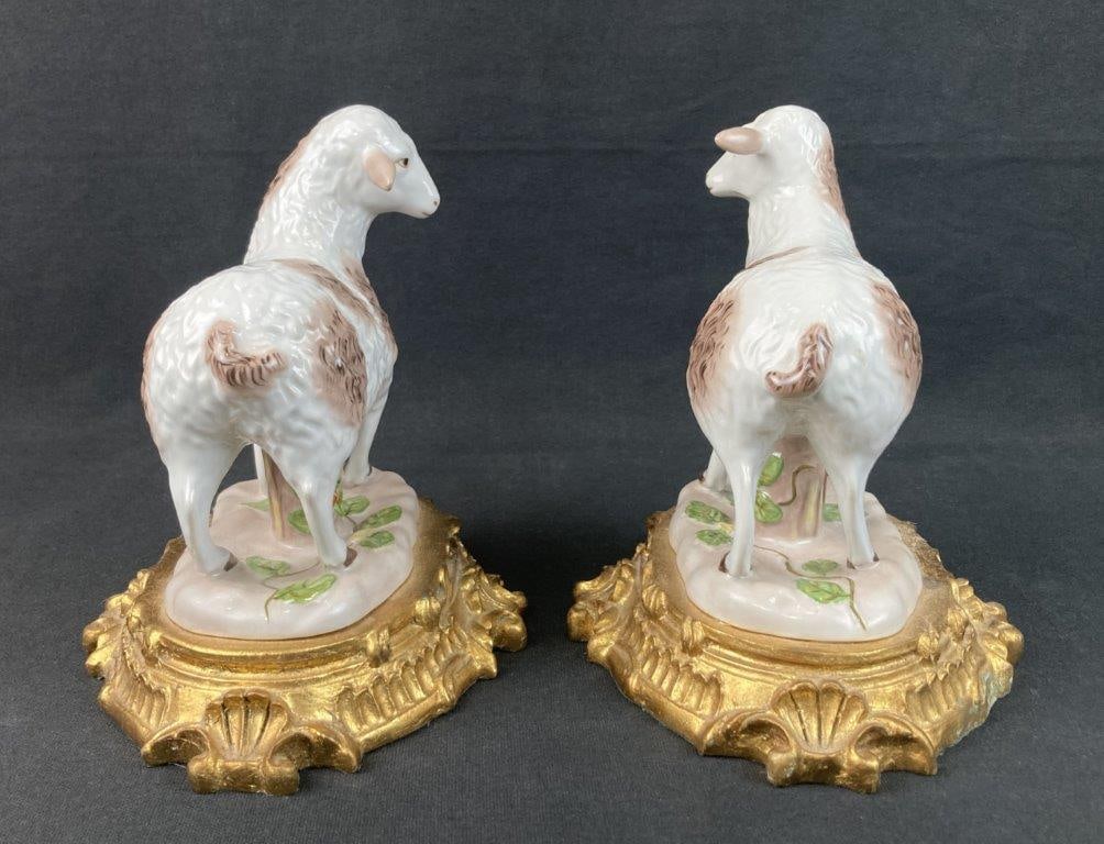 Pair of Meissen Porcelain Sheep - 6