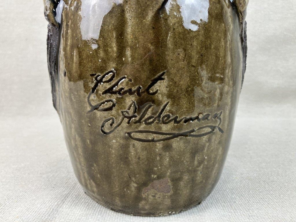 Clint Alderman Native American Face Jug - 6