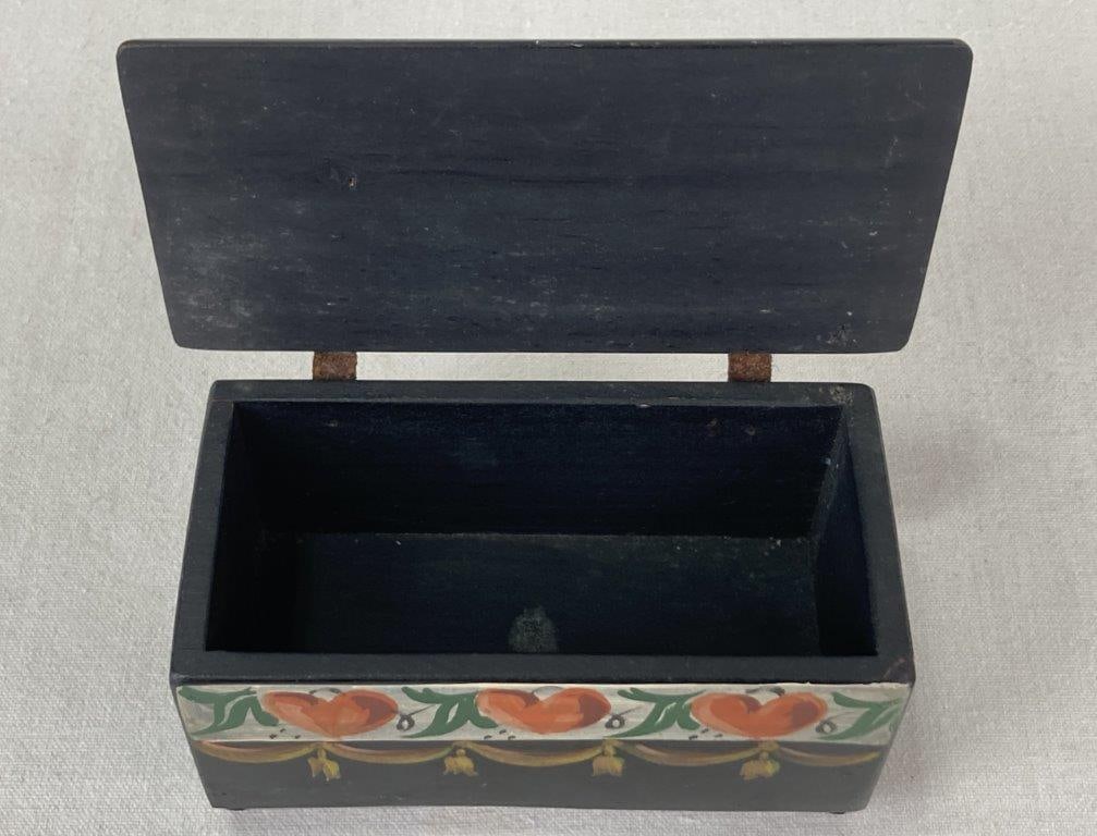 Steven Agnes Hall Painted Blanket Chest Box - 3