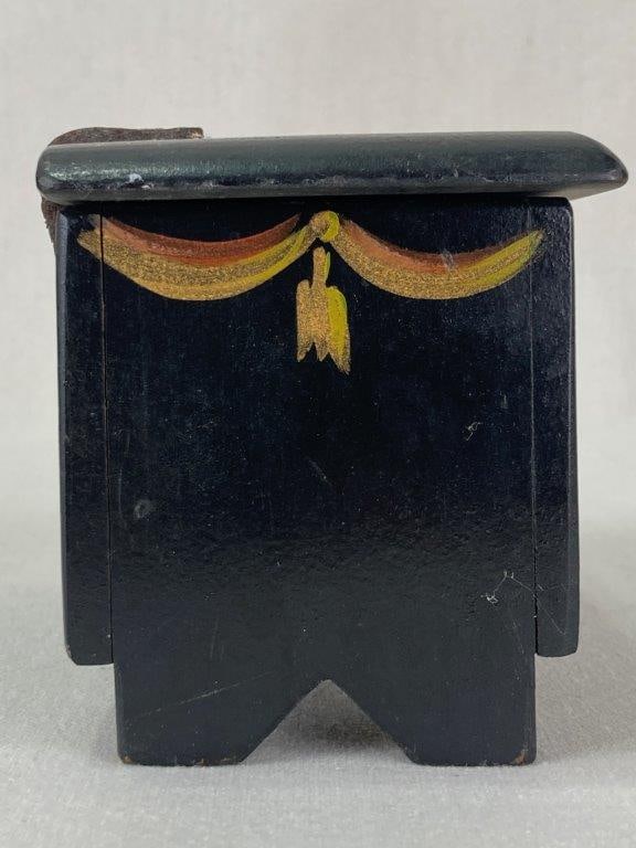 Steven Agnes Hall Painted Blanket Chest Box - 5