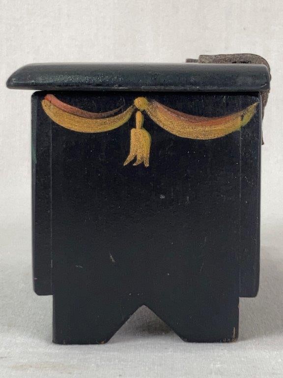 Steven Agnes Hall Painted Blanket Chest Box - 7