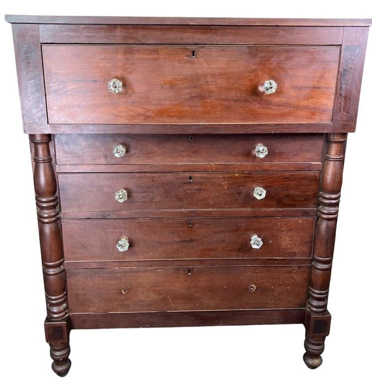 19th Century Southern Walnut Chest (1 of 10)