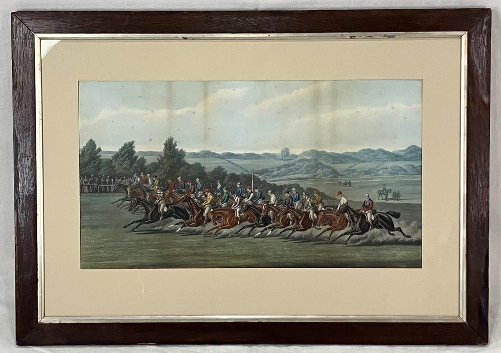 Henry Thomas Alken, The Start, Hand-colored Engraving (1 of 6)