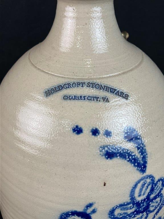 Cobalt Decorated Stoneware Jug - 2