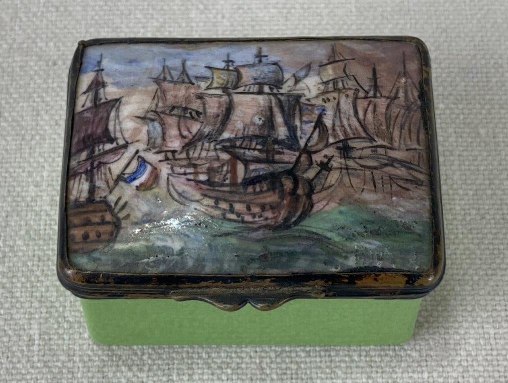 Antique French Enamel Snuff Box - 2