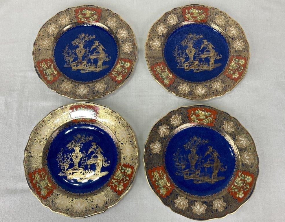 Copeland Spode Macaw Porcelain Plates - 2