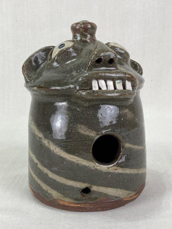 B.B. Craig Face Jug Birdhouse - 2