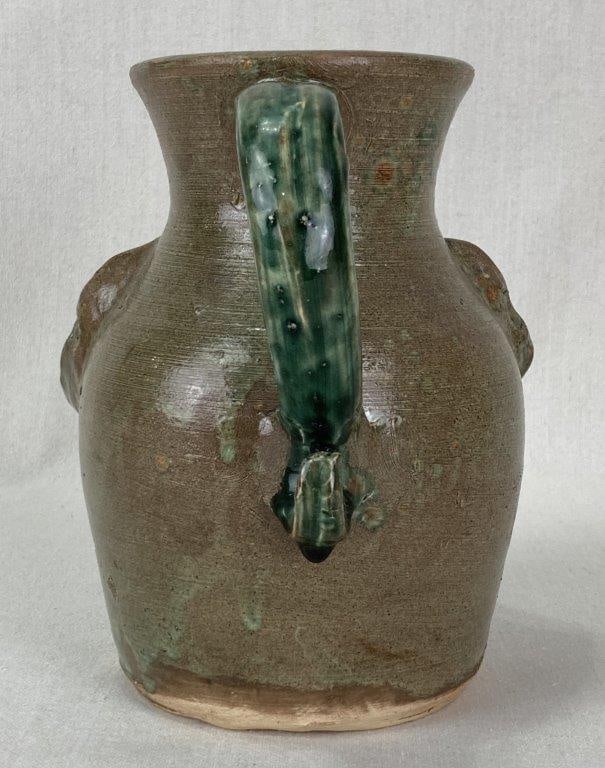 Bobby Ferguson Stoneware Face Pitcher - 8
