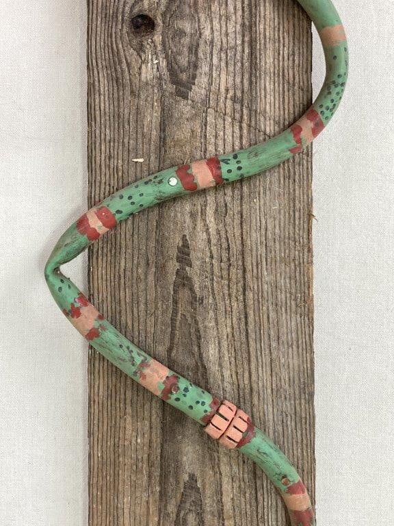 Polychrome Folk Art Snake - 3