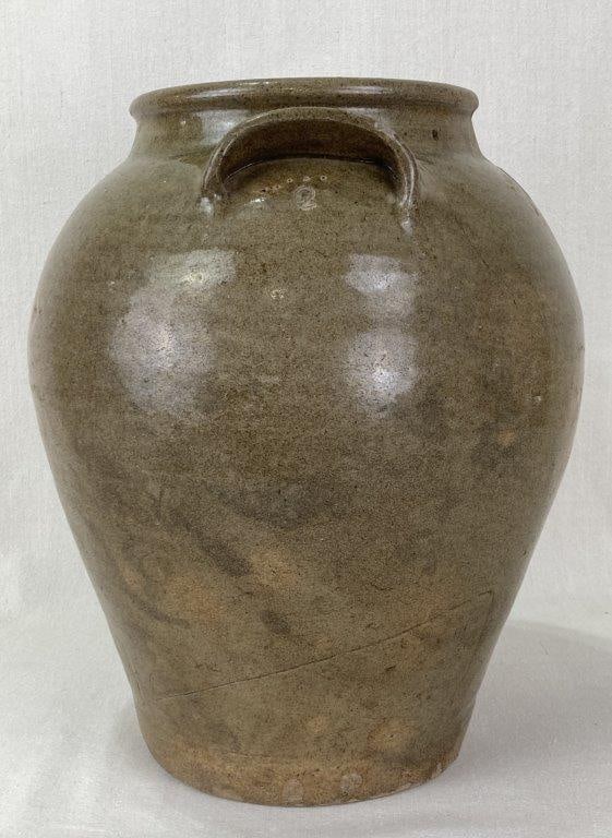 Edgefield District Large Stoneware Jug - 2