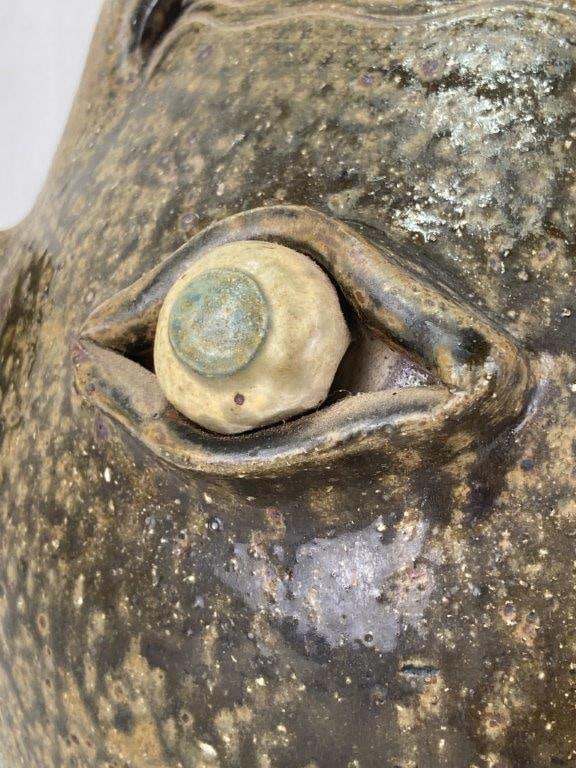 Richard Kale Stoneware Face Jug - 4