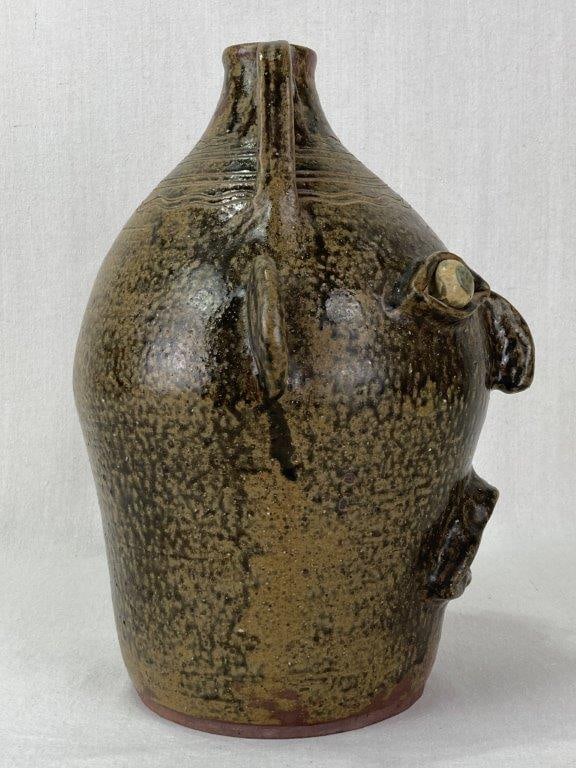 Richard Kale Stoneware Face Jug - 7