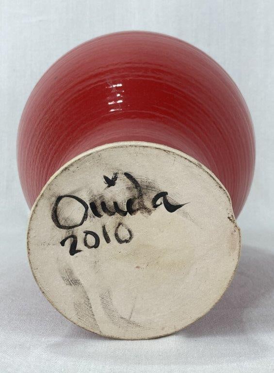 Ouida Stoneware Pottery Vase - 7