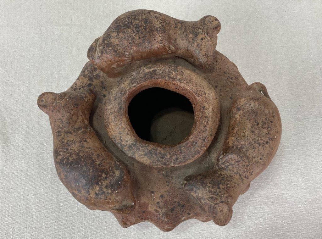 Terracotta Effigy Pot - 2