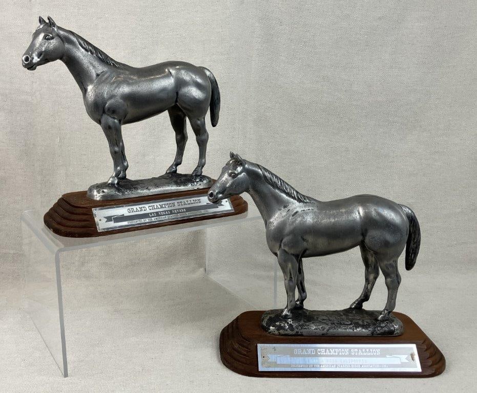 American Quarter Horse Association Champion Stallion Trophies (1 of 16)
