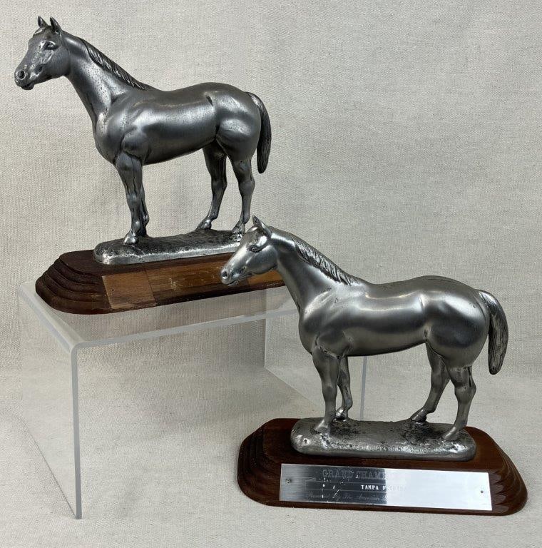 American Quarter Horse Association Champion Stallion Trophies (1 of 13)