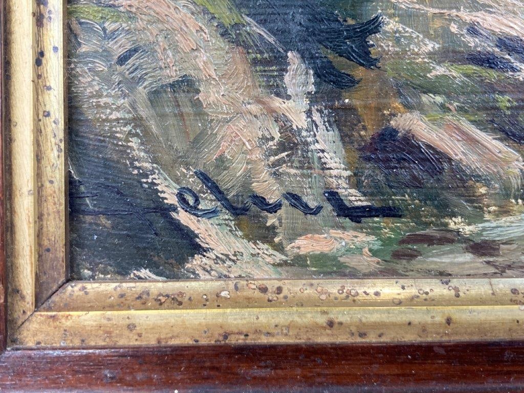 Mid-20th Century, Signed Landscape, Oil Painting - 4