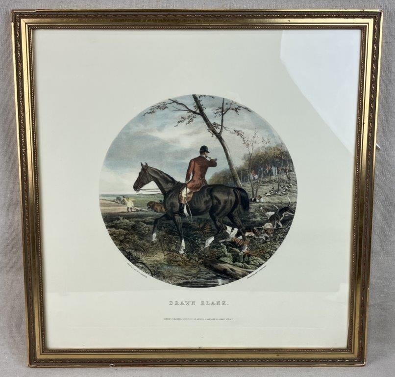 E.G. Hester Engraving, Equestrian Hunt (1 of 5)