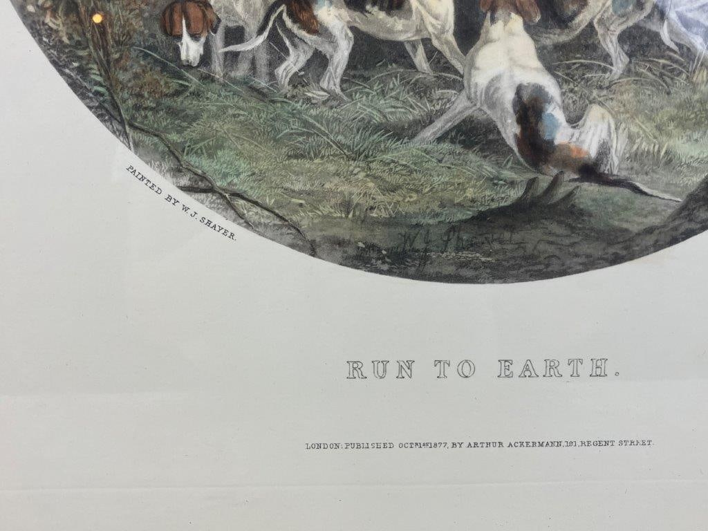 E.G. Hester Engraving, Run to Earth - 3
