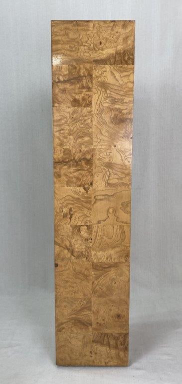 Milo Baughman Burled Wood Pedestal - 3