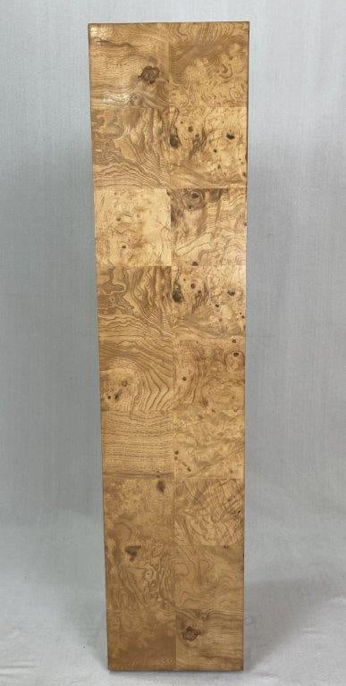 Milo Baughman Burled Wood Pedestal - 4