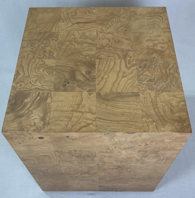Milo Baughman Burled Maple Table - 2