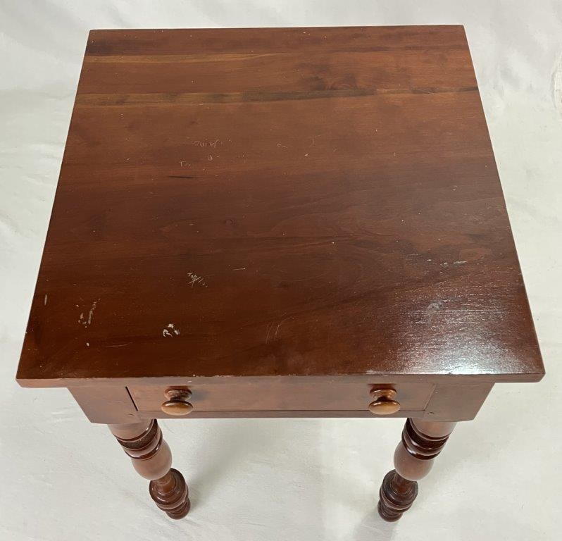 Cherry One-Drawer Stand - 2