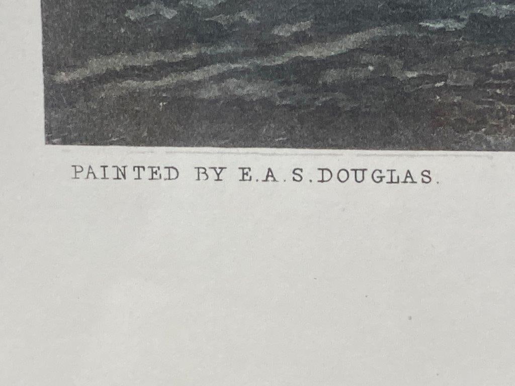 E.A.S. Douglas, Morning. Going to Cover., Hand-colored Engraving - 5