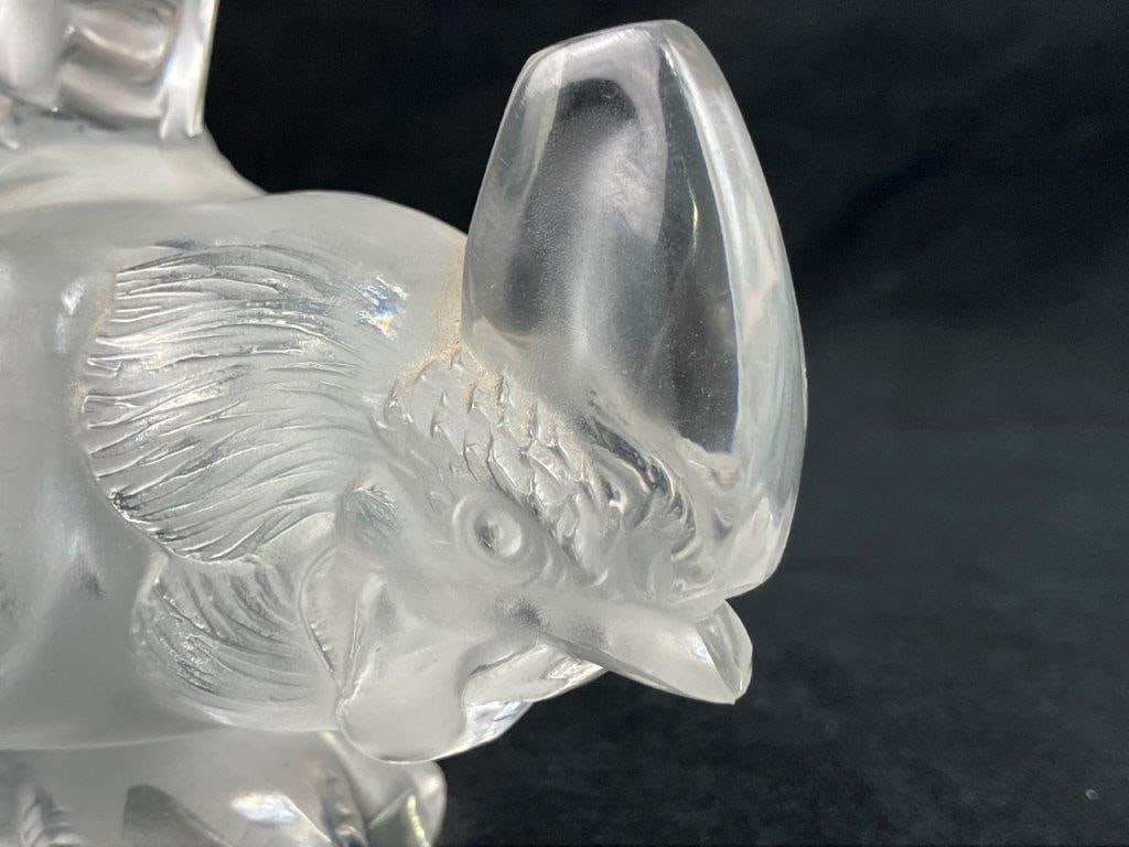 Lalique Art Glass Rooster - 3