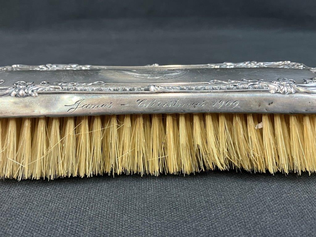 19th Century Sterling Silver Vanity Set - 11