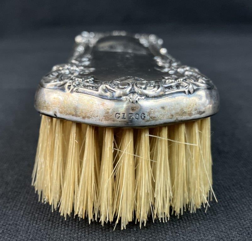 19th Century Sterling Silver Vanity Set - 12