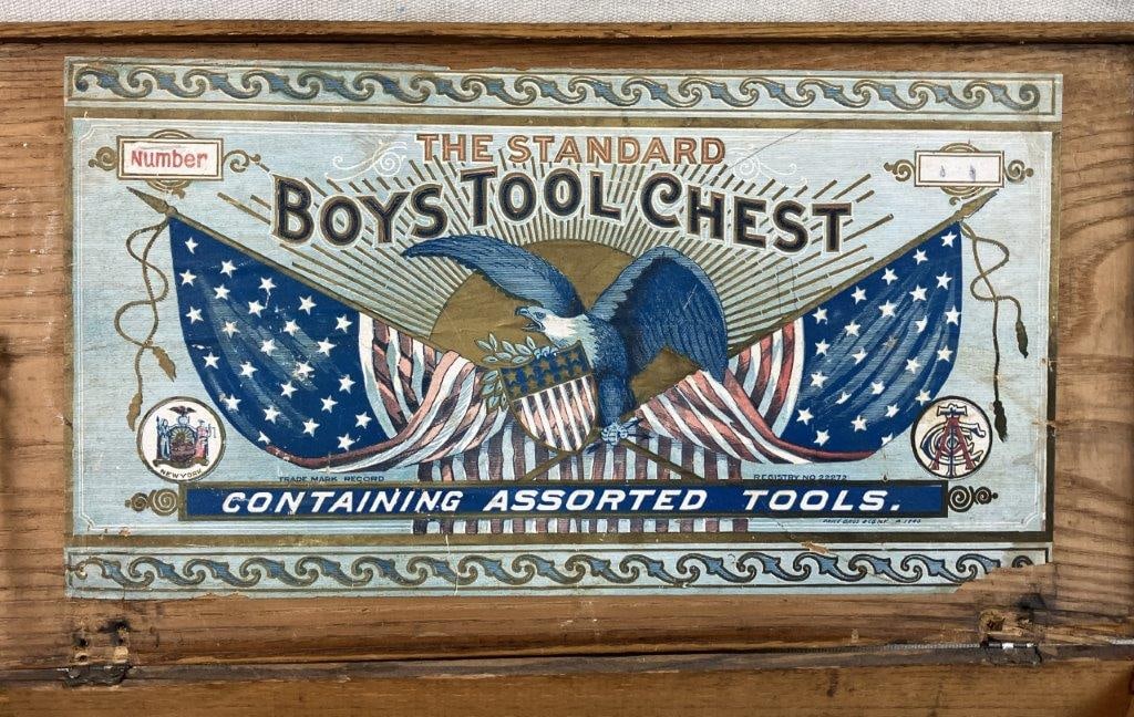 Price Bros Standard Boys Tool Chest, Early 20th Century - 8