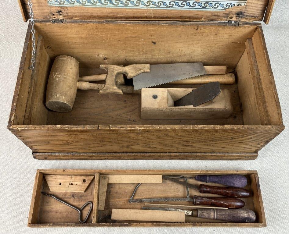 Price Bros Standard Boys Tool Chest, Early 20th Century - 9