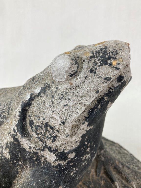 Cast Cement Garden Frog Statue - 4