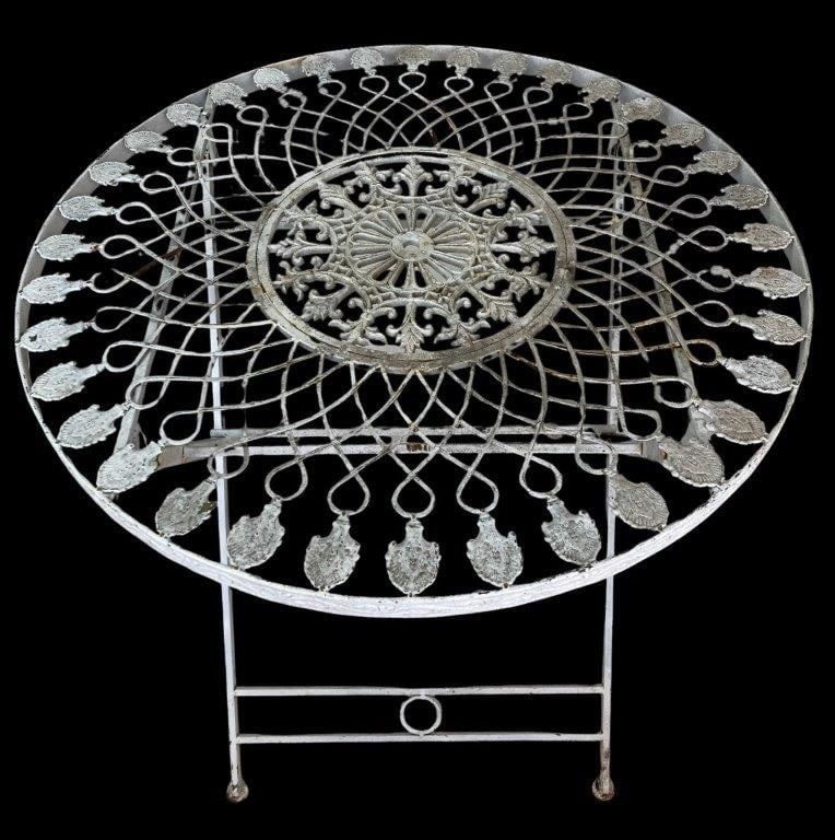 Cast Iron Bistro Table - 2