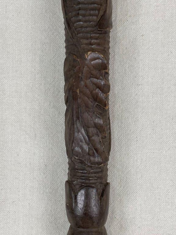 Folk Art Figural Cane - 8