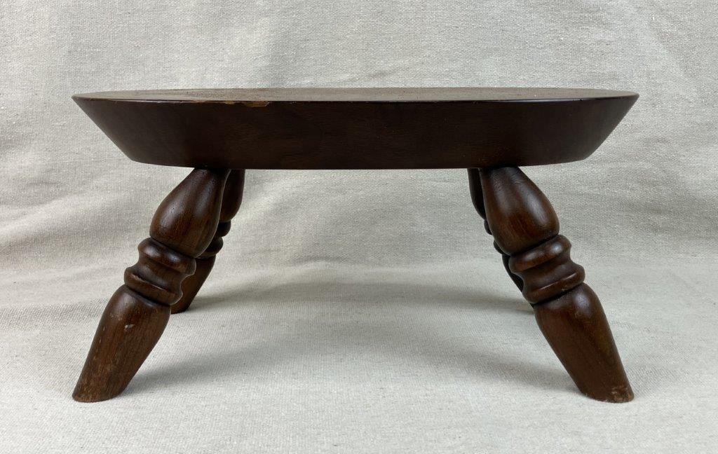 Walnut Footstool - 5