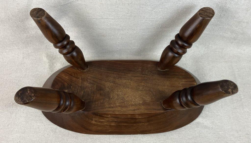 Walnut Footstool - 9