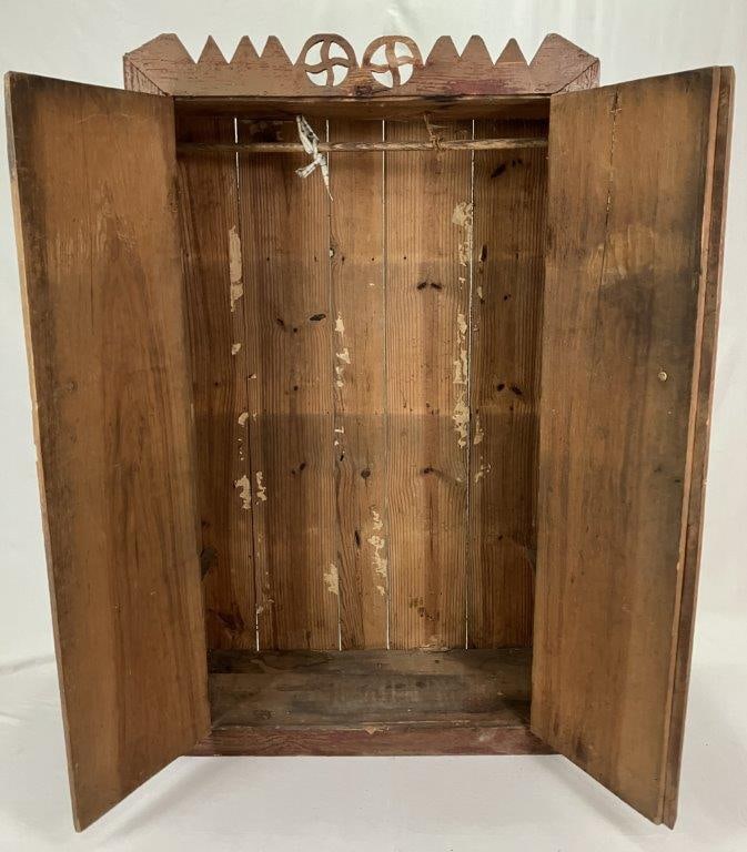 Primitive Southern Painted Cupboard - 2