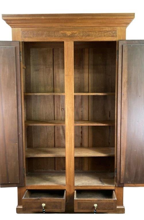 19th Century Walnut Wardrobe - 2